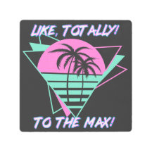 Helt otroligt! Till Max! Retro 1980-talets Miami
