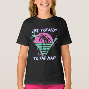 Helt otroligt! Till max! Retro 1980-talets Miami T Shirt