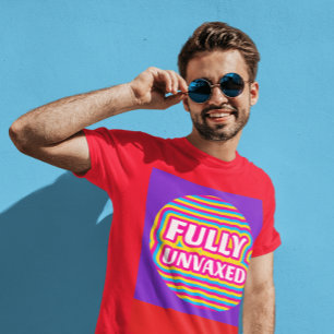 HELT OVACCINERADE OVAXERADE T-SHIRTER AV PUREBLOD T SHIRT