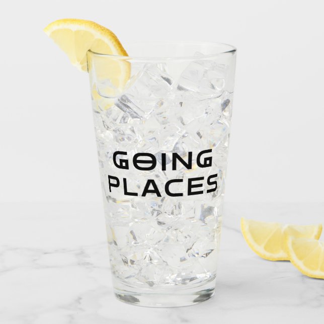 Helt på väg Platser Sarksatistiskt pintglas Glaskopp (Framsida Ice)