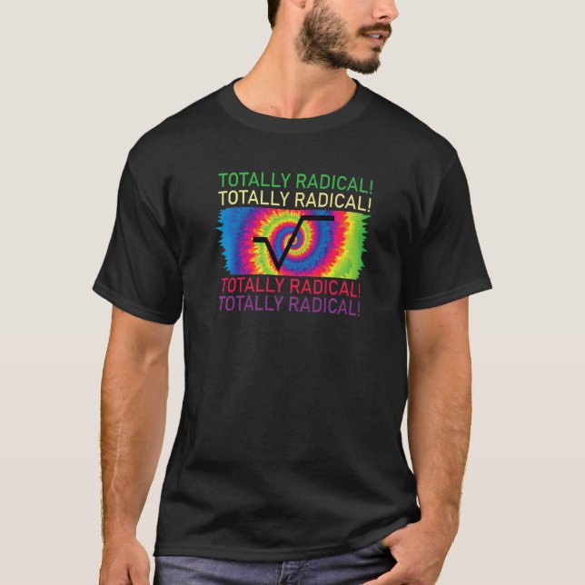 Helt radikaler Square Root Sign Math Lärare A T Shirt (Framsida)