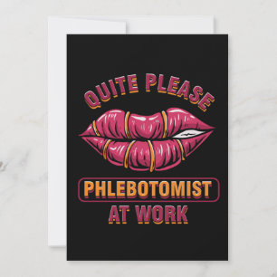 Helt rätt, Phlebotomist Phlebotomy Läppar Blood Gi Inbjudningar