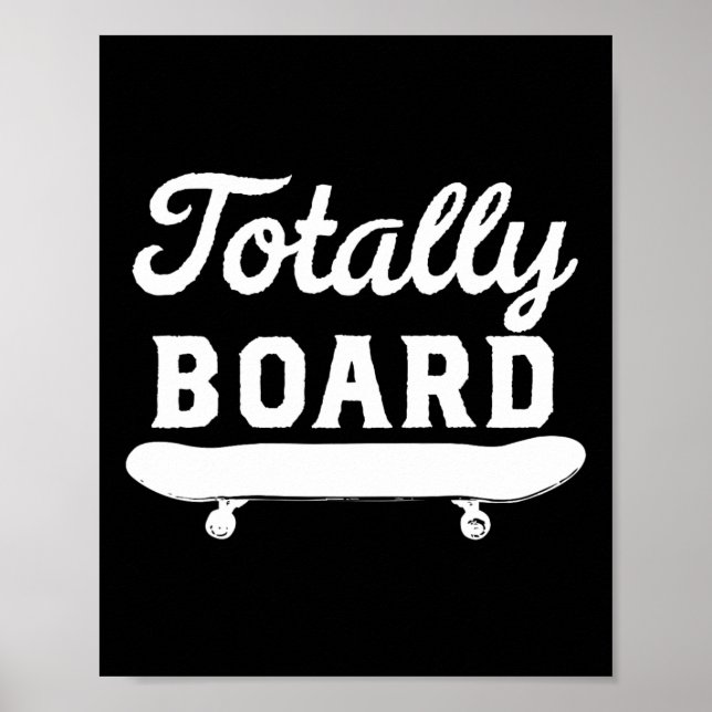 Helt Skämt Skateboard Roligt Nyhetssaker  Poster (Framsidan)