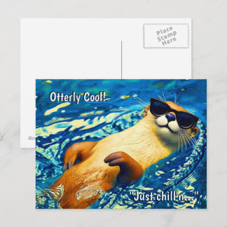 Helt snyggt! - Rolig design med utter Vykort