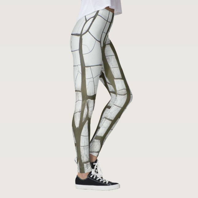 Helt spruckna leggings (Höger)