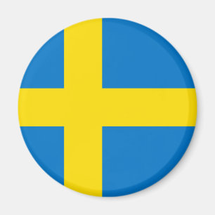 Helt Svensk Flagga Magnet
