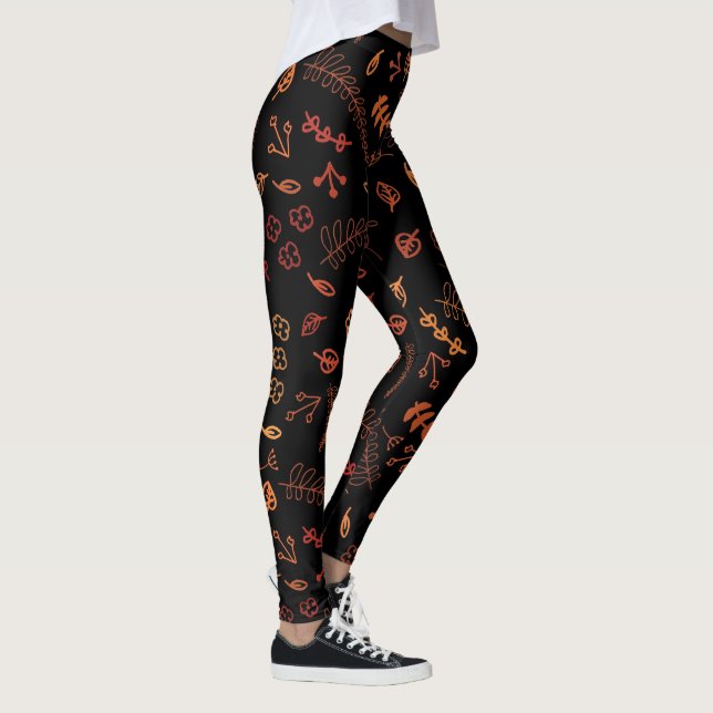 Helt tryckta Leggings (Höger)