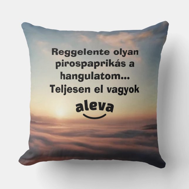 Helt underbar kudde med undertext (Framsida)