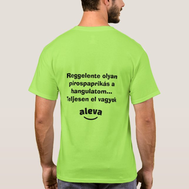 Helt underbar man med kortärmad skjorta t shirt (Baksida)
