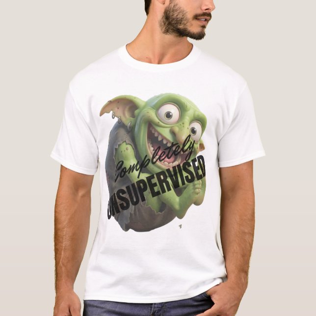 Helt utan övervakning t shirt (Framsida)