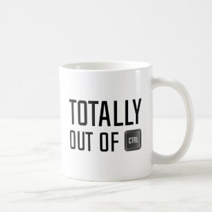 Helt utom kontroll kaffemugg