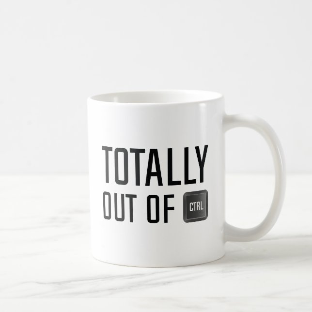 Helt utom kontroll kaffemugg (Höger)