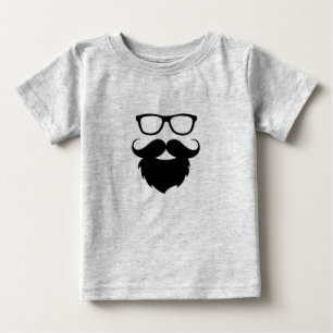 Helt Utvecklad Rolig Skägg Man T Shirt