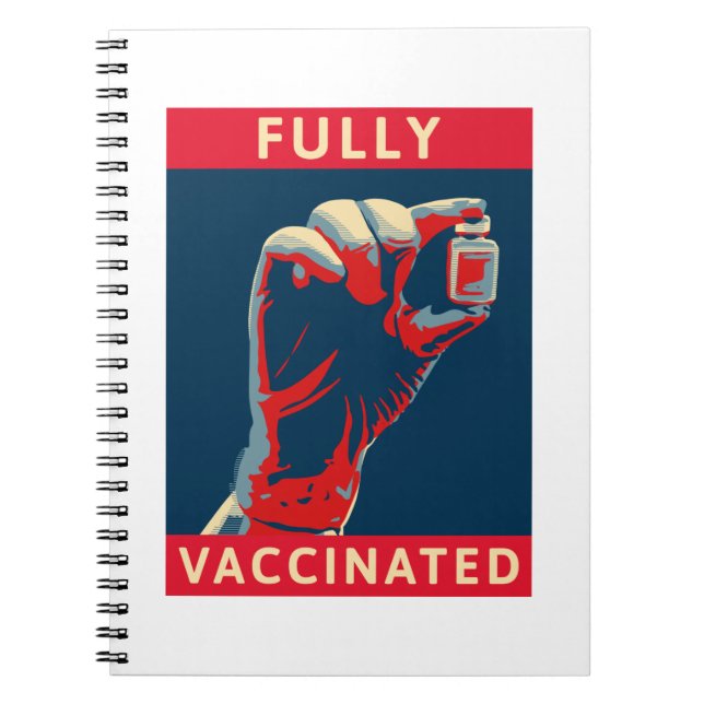 Helt vaccinerad anteckningsbok (Framsidan)