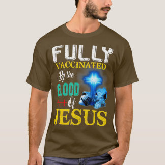 Helt vaccinerad av Jesus Funny Christian ( T Shirt