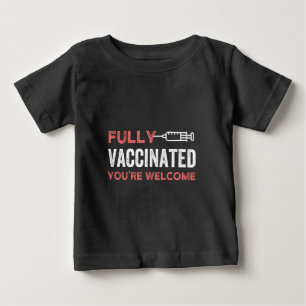 Helt vaccinerad Du är välkommen T Shirt