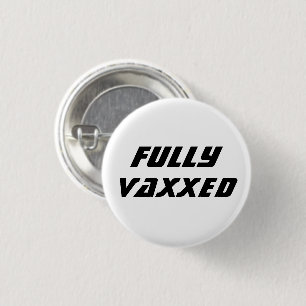 Helt vaccinerad, levande, modern coola knapp