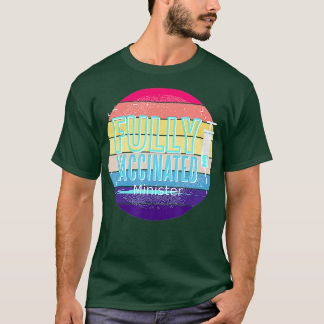 Helt vaccinerad missionär t shirt (Framsida)