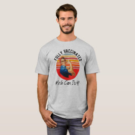 Helt vaccinerad - #Vi kan göra det - Vintage Rivet T Shirt