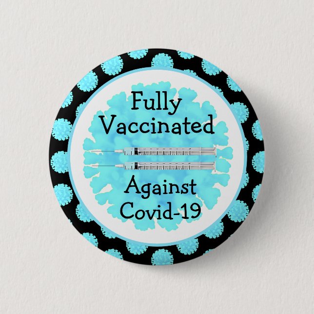 Helt vaccinerat mot Covid-19-knapp Knapp (Framsida)