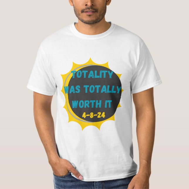 helt värt två gånger under en livstid solförstorin t shirt (Framsida)