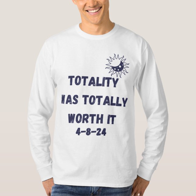 helt värt två gånger under en livstid solförstorin t shirt (Framsida)