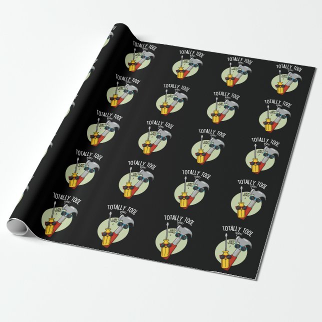 Helt verktygsrolig hantverkarpun Dark BG Presentpapper (Utrullad)