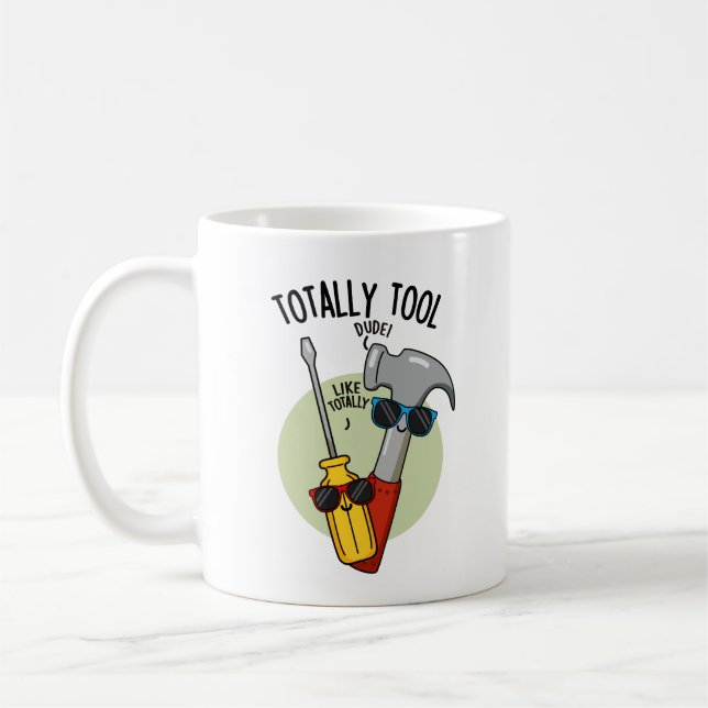 Helt verktygsrolig hantverkarpun  kaffemugg (Vänster)
