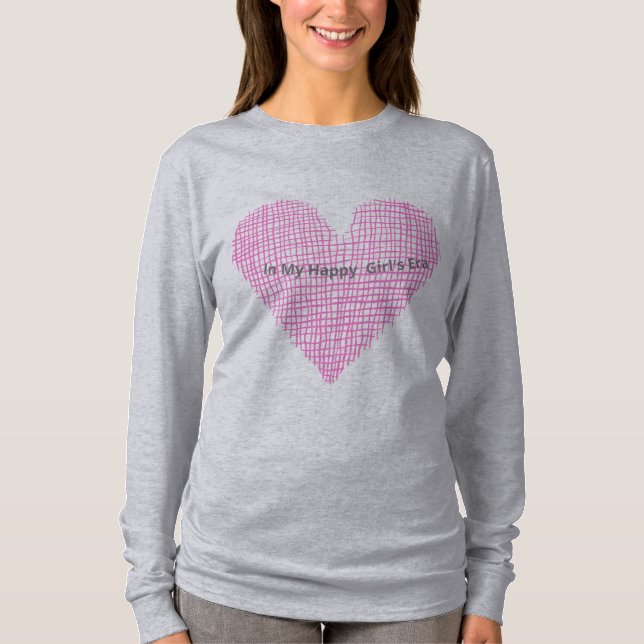 Heltäckande ärmar basic t-shirt för kvinnor med gi (Framsida)