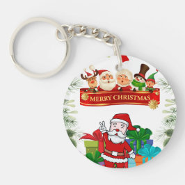 Heltäckande juldesign med Jultomten och gift