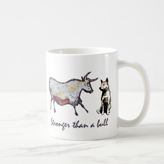 Heltäckande som en sten som är starkare än en tjur kaffemugg (Höger)