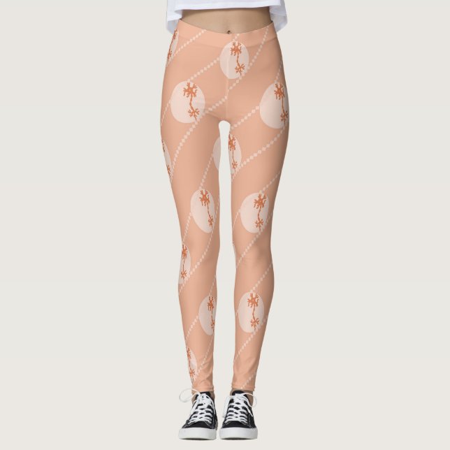 Heltäckande tryckta Leggings (Framsida)