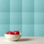 Heltäckt färg slätt Aqua Stänk blue Kakelplatta<br><div class="desc">Heldragen utformning av den blå utformningen av Attika Stänk i färg.</div>
