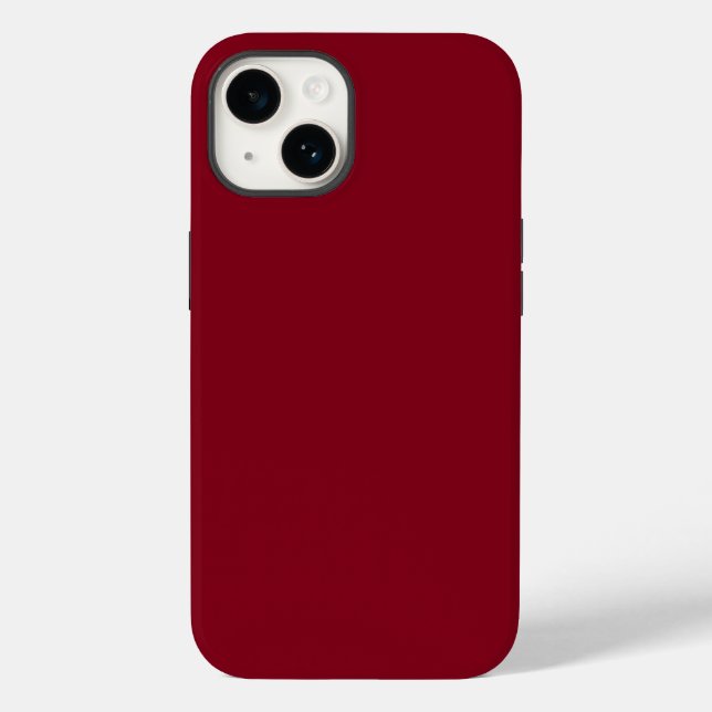 Heltäckt färg-slätt Garnet Red (Baksida)