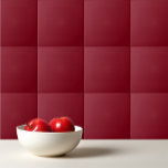 Heltäckt färg-slätt Garnet Red Kakelplatta<br><div class="desc">Fast färg-sladd Garnet Red-design.</div>