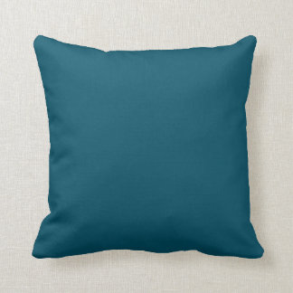 Heltäckt Mörk Teal Blue Turquise-kudde Kudde