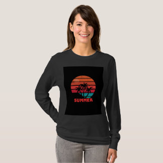 heltärmad sommar design t shirt