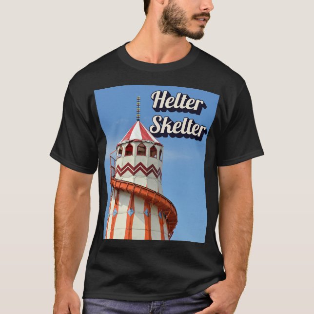 Helter Skelter Black T-Shirt (Framsida)