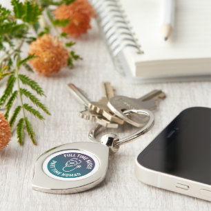 Heltidssjuksköterska Deltid Nomad Resesjukskötersk Swirl Silverfärgad Nyckelring