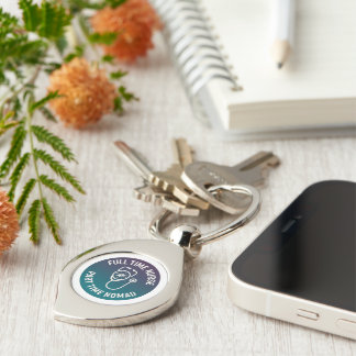 Heltidssjuksköterska Deltid Nomad Resesjukskötersk Swirl Silverfärgad Nyckelring