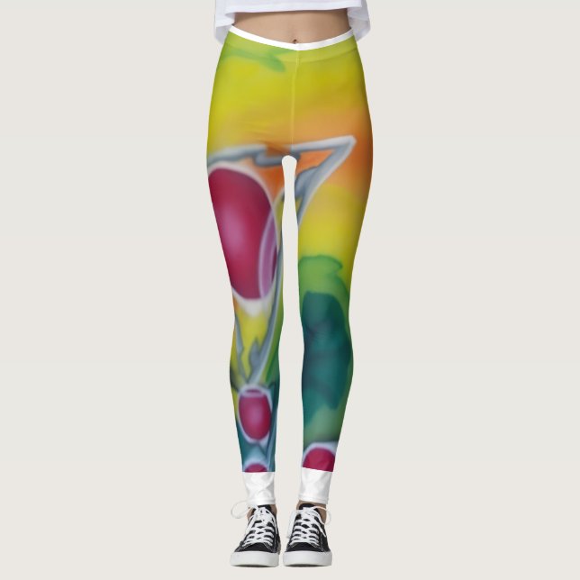 Heltryckta Leggings (Framsida)