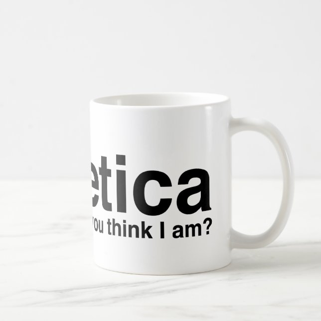 Helvectica01 Kaffemugg (Höger)