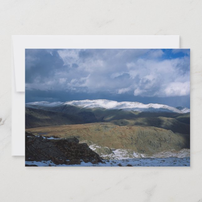 Helvellyn England Helgdag Card Julkort (Framsida)