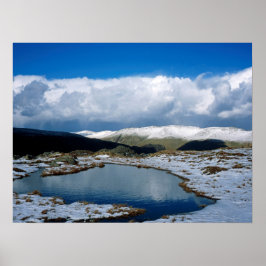 Helvellyn England Helgdag Card Poster