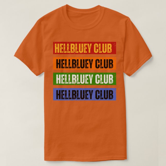 helvetblåey klubb bluey t shirt (Design framsida)
