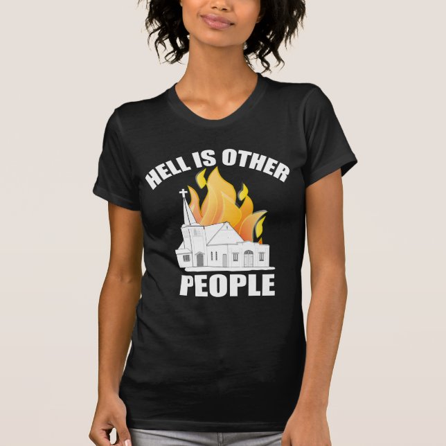 HELVETE ÄR ANNAT FOLK T-SHIRT (Framsida)