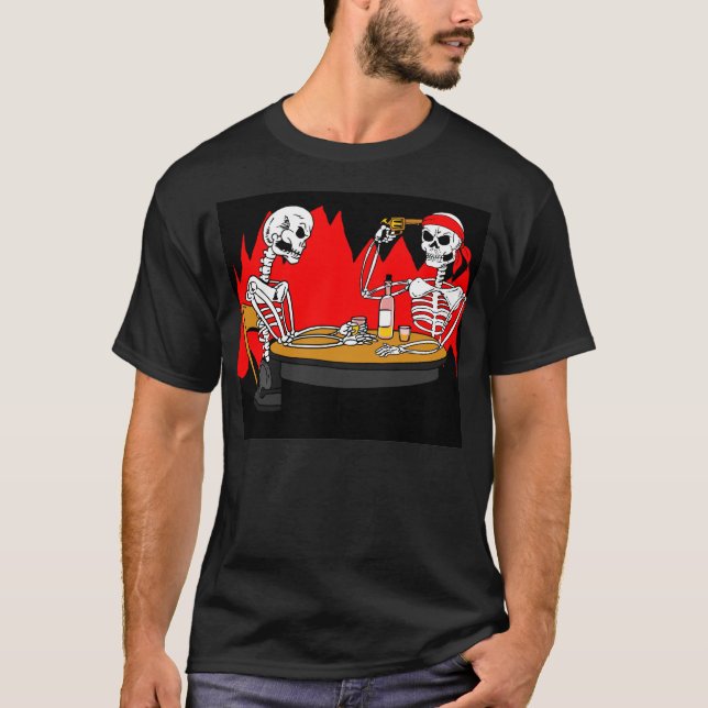 Helvete är för skelett tee shirt (Framsida)