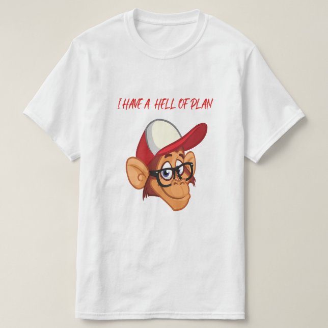 Helvete av apa t shirt (Design framsida)