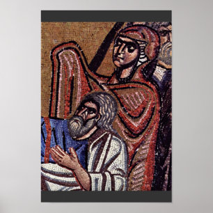 Helvete av Meister der Nea-Moni-Kirche in Chios (B Poster