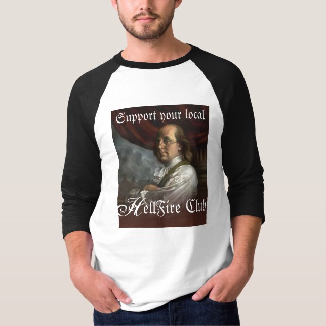 Helvete-Avfyra klubben - Ben Tee Shirt (Framsida)